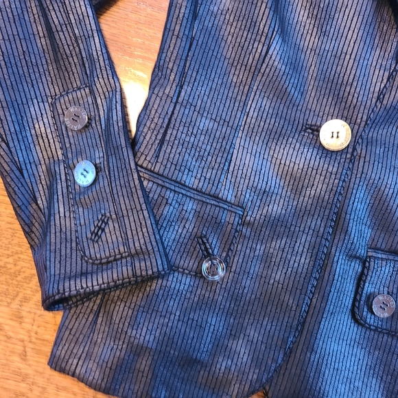 Walter Black Vegan Leather Jacket/ Blazer, S2z 0 (Hot!!!) - Picture 14 of 16